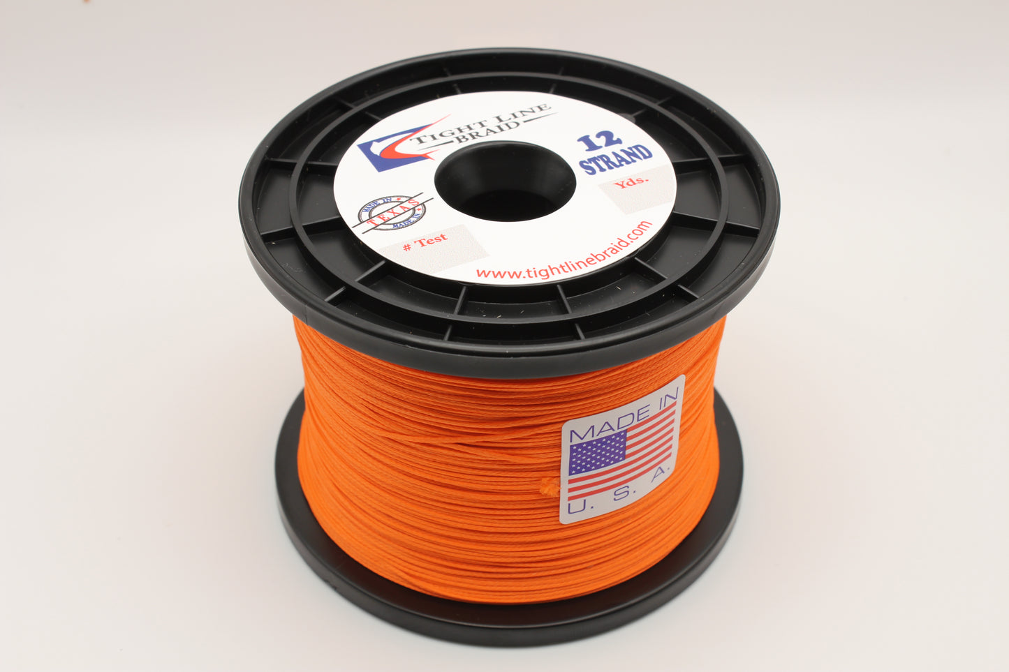 Orange 12 Strand Hollow Core