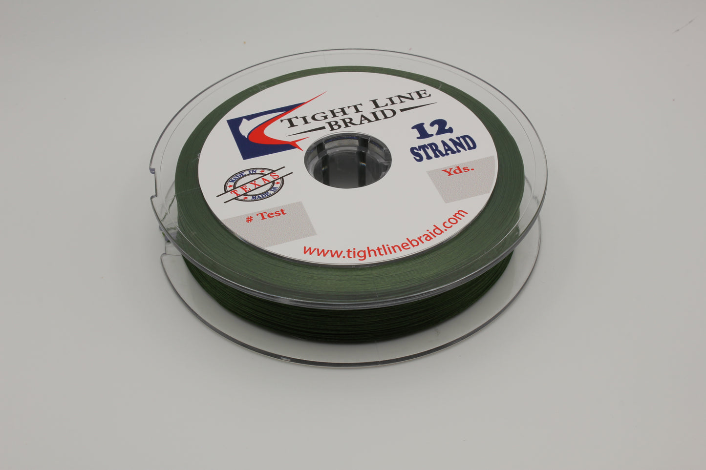 Military Green 12 Strand Hollow Core