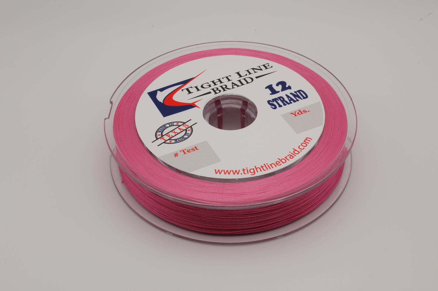 Pink 12 Strand Hollow Core