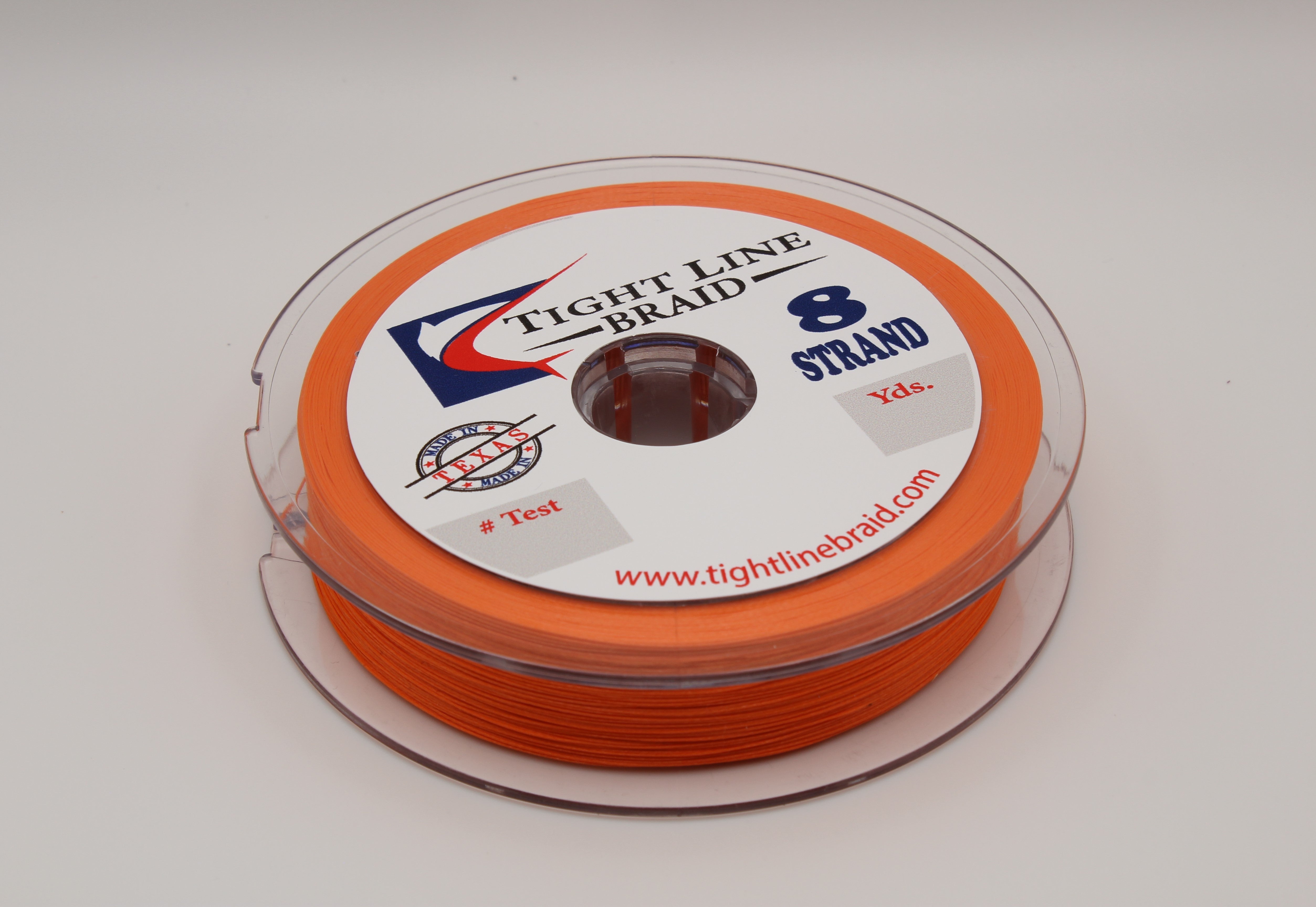 Orange 8 Strand Braid 50 lb / 300 yards Orange 8 Strand Braid 50 lb / 300 yards