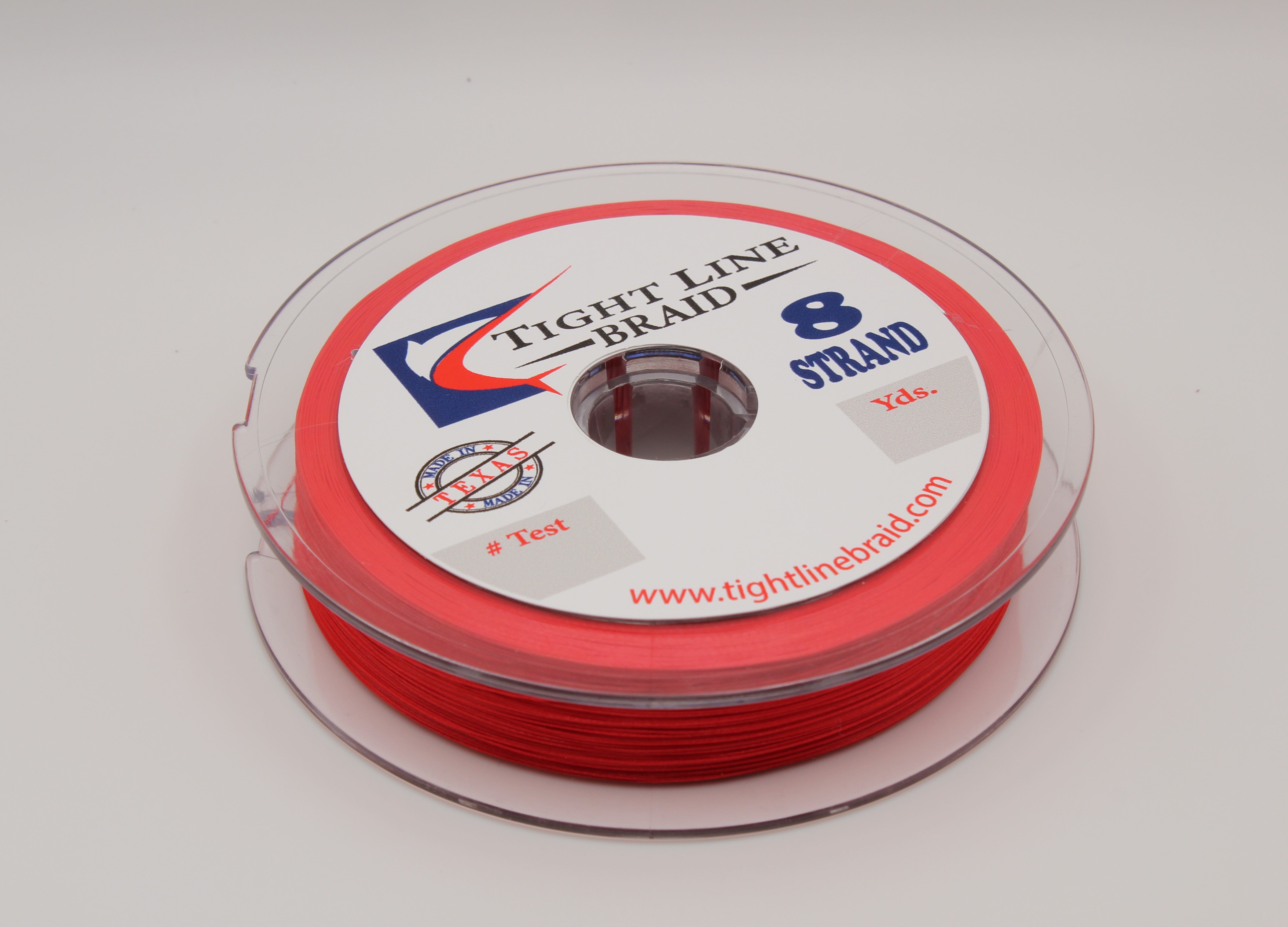 Red 8 Strand Braid 15 lb / 600 yards
