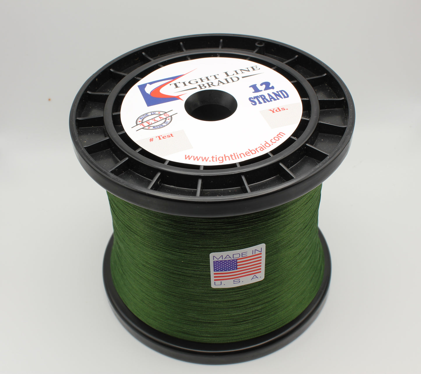 Military Green 12 Strand Hollow Core