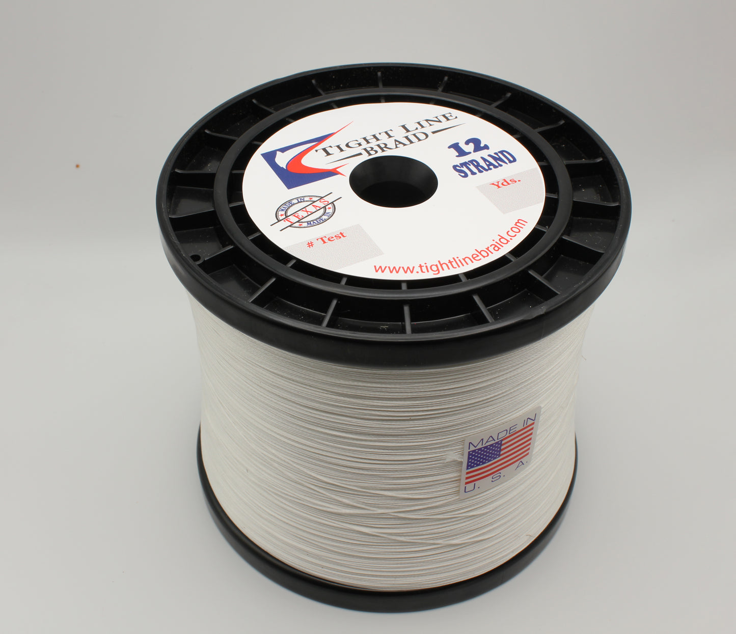 White 12 Strand Hollow Core