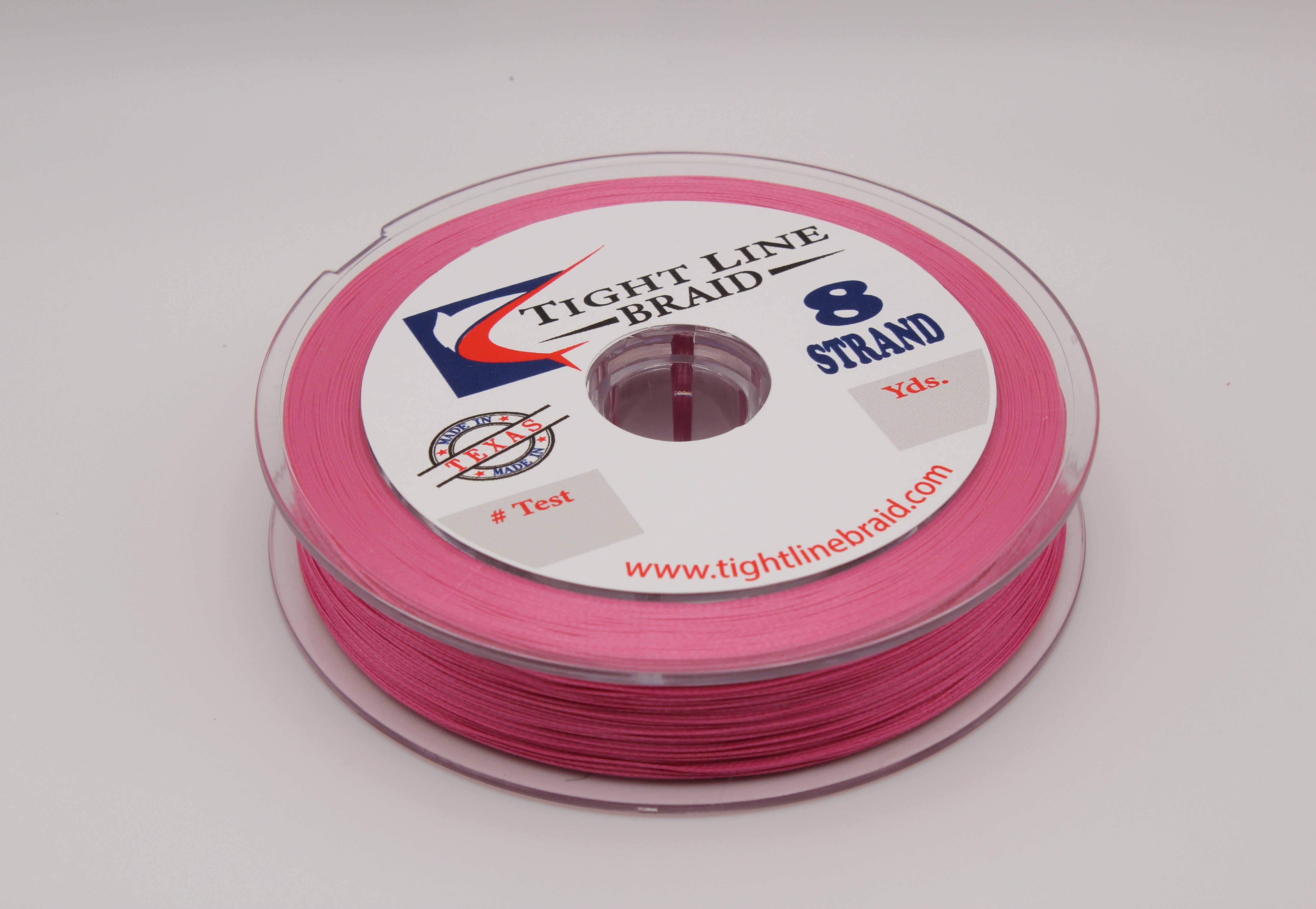 Pink 8 Strand Braid – Tight Line Braid