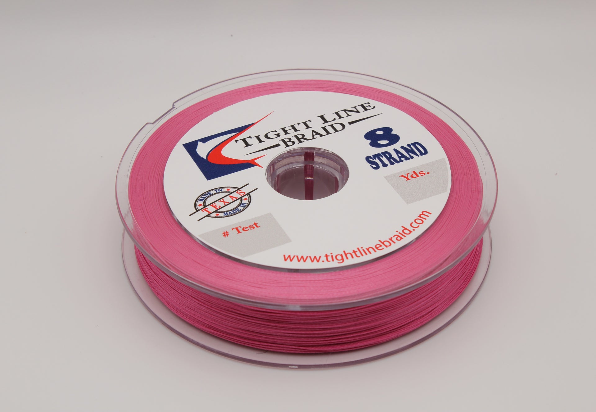 Pink 8 Strand Braid Tight Line Braid Pink 8 Strand Braid Tight Line Braid