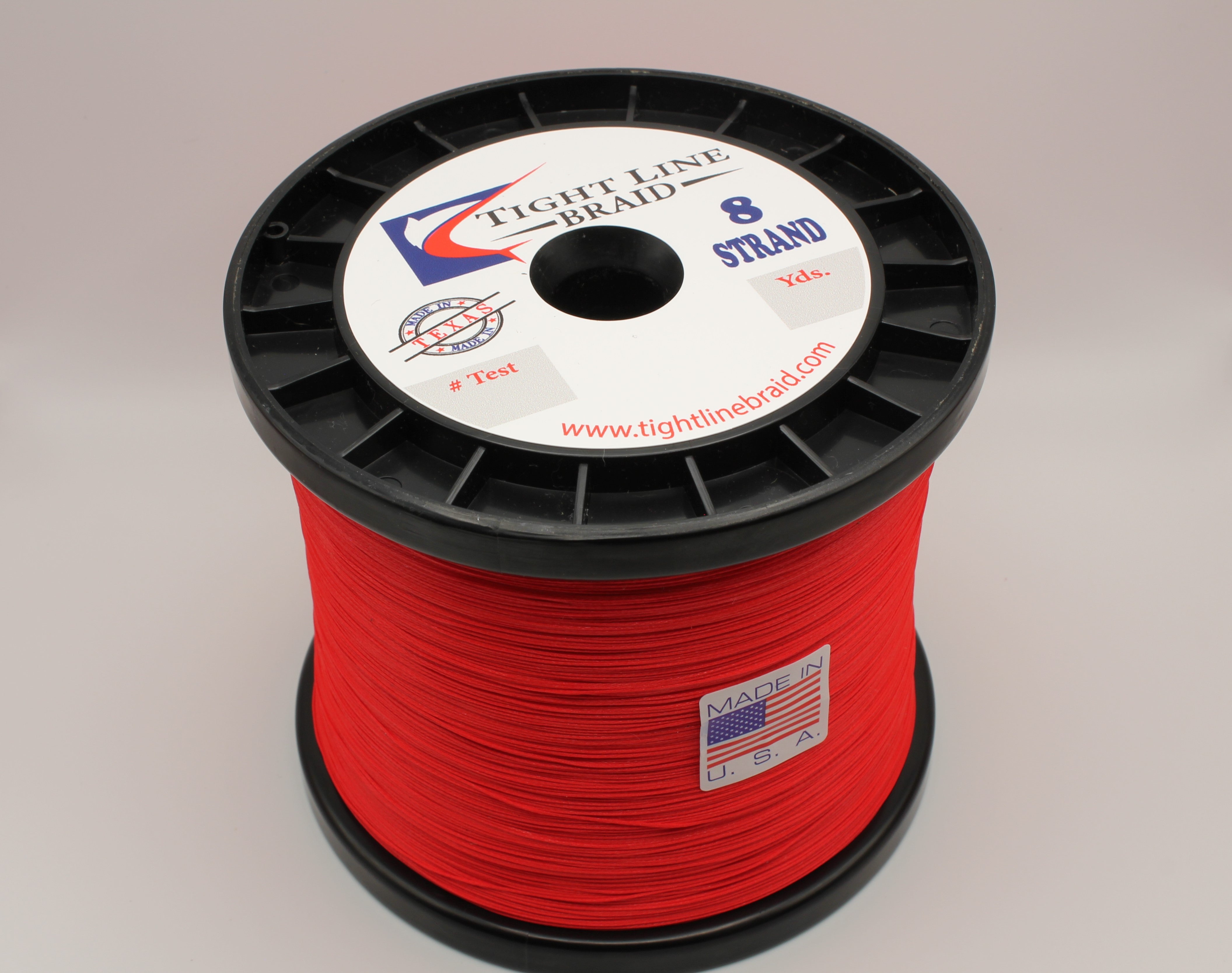 Red 8 Strand Braid – Tight Line Braid